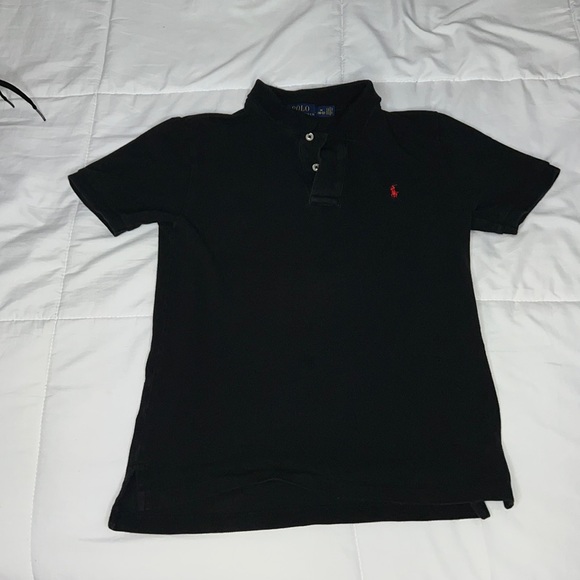 Boys Black Ralph Lauren Polo - Picture 1 of 2